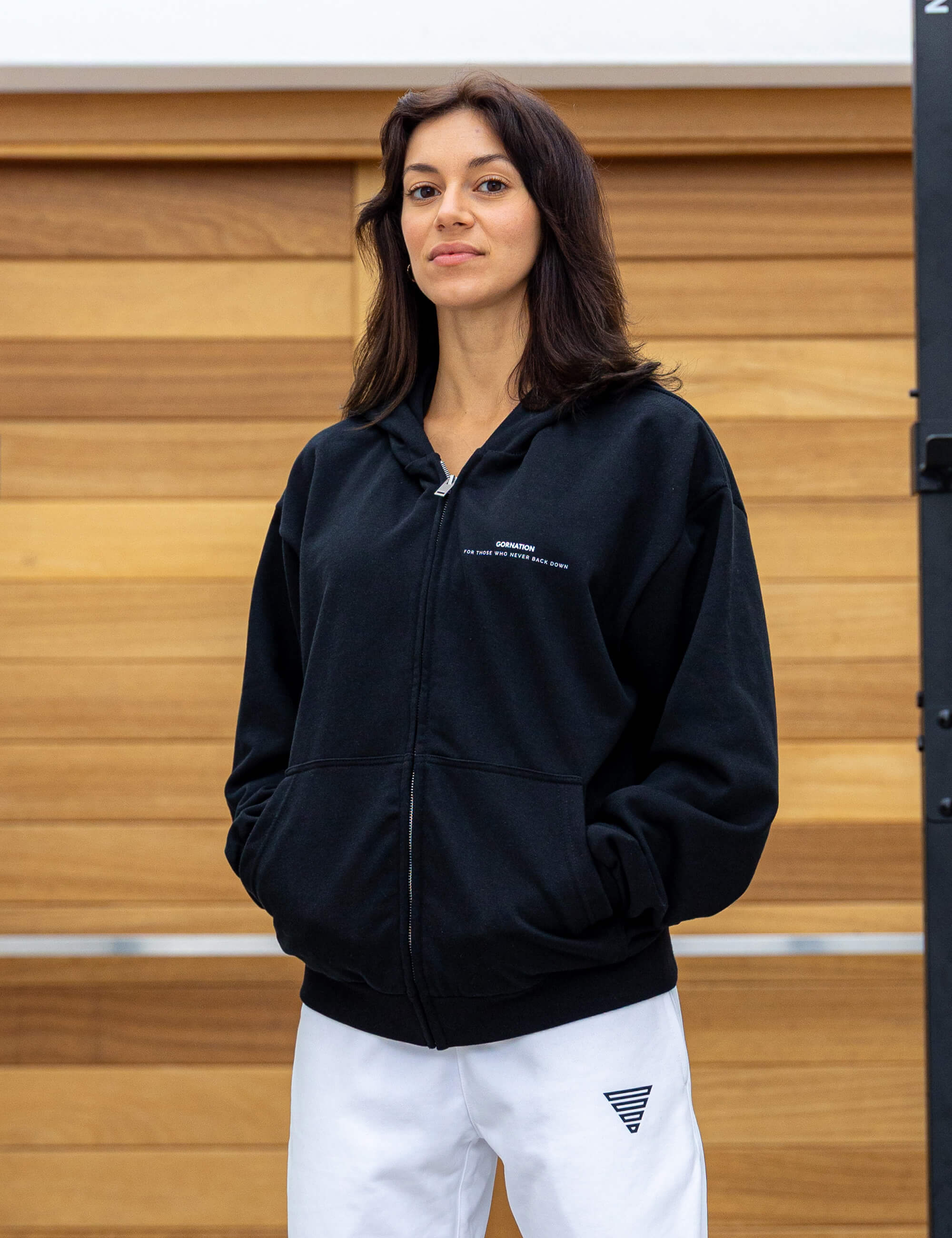 Anime Oversized Zip Jacket Strength - Image 7