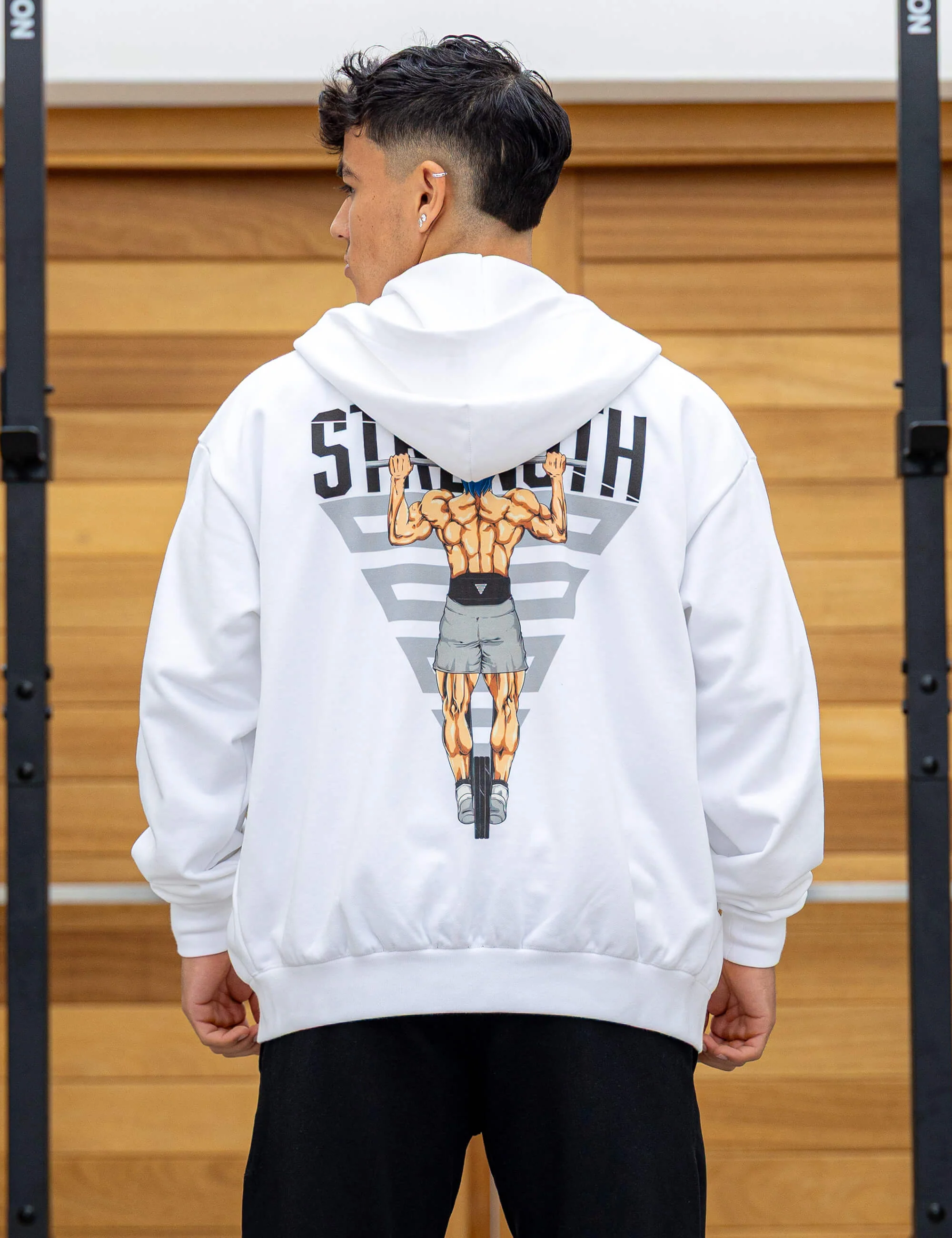Anime Oversized Zip Jacket Strength - Image 8