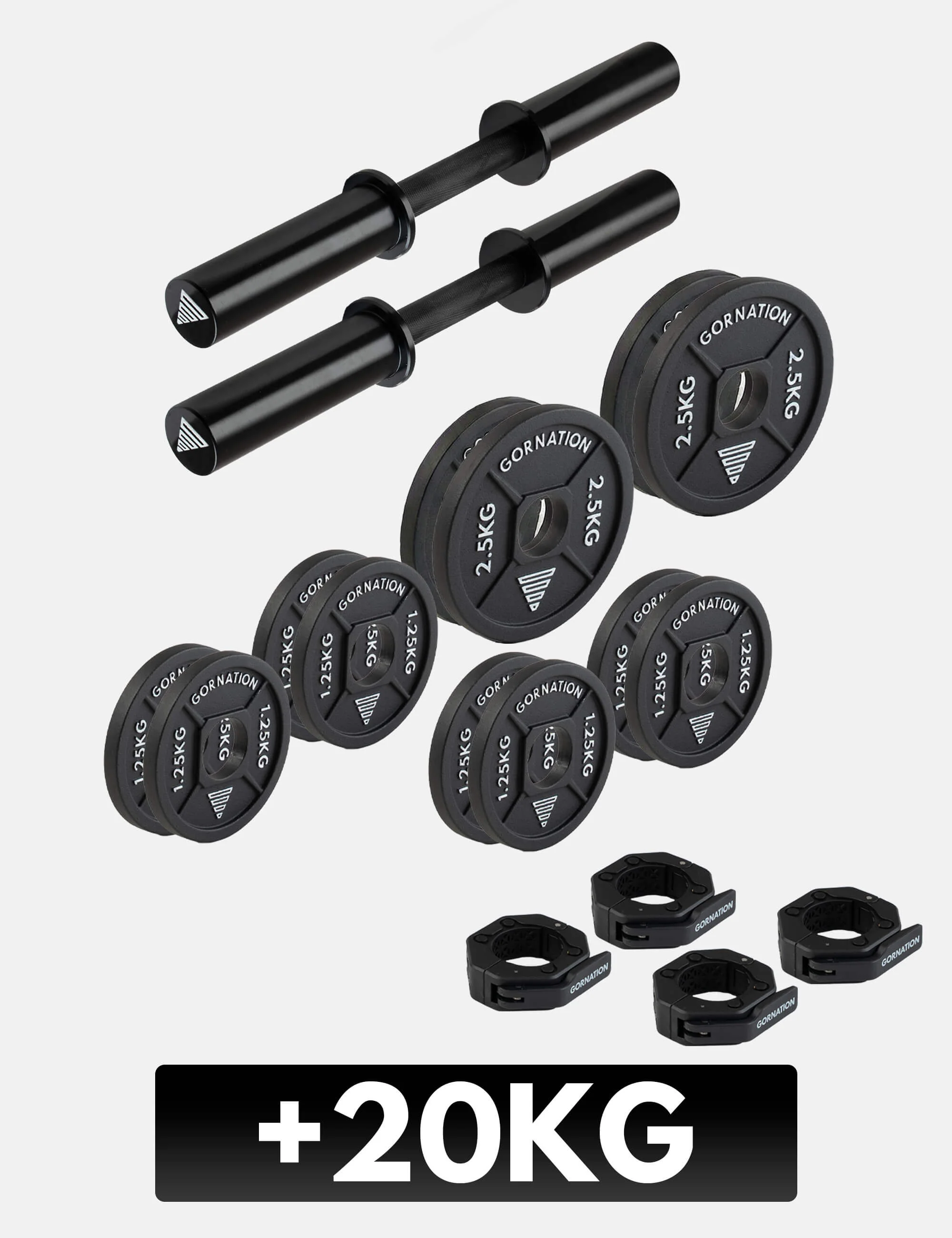 Dumbbell with Clips (Set of 2) - Image 31