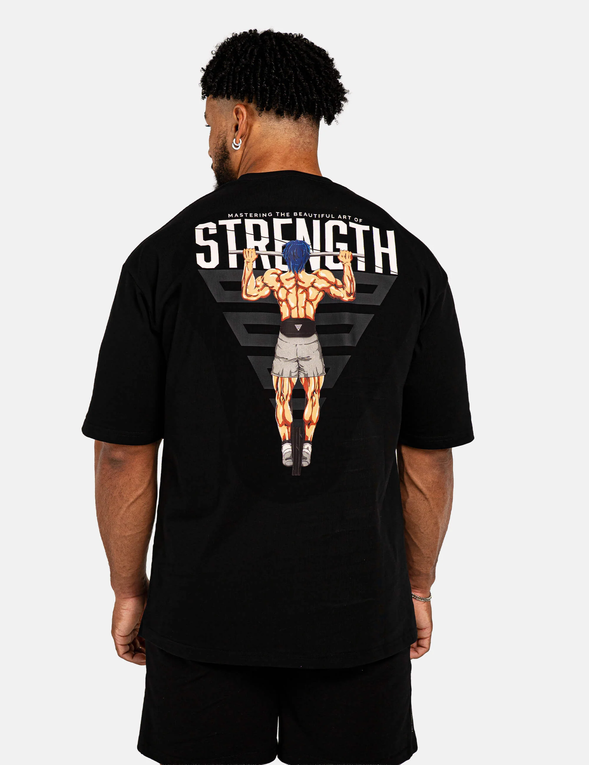 Anime Oversized T-Shirt Strength - Image 3