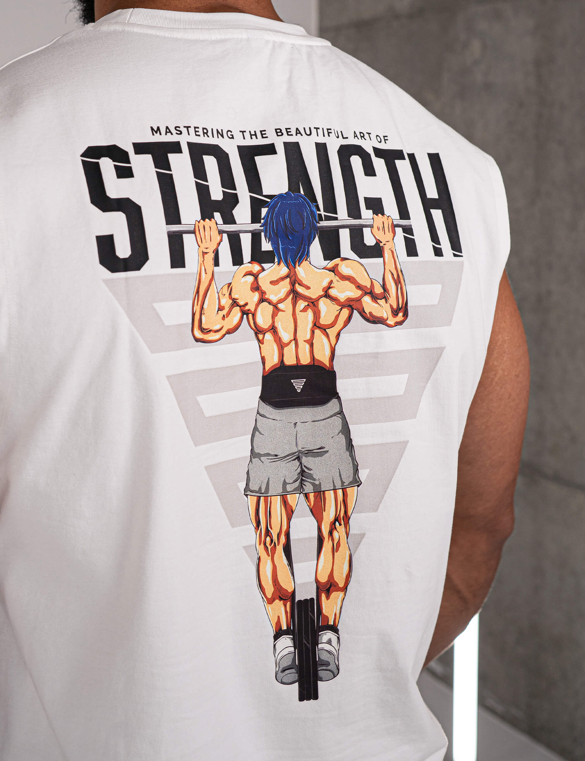 Anime Oversized Tank Top Strength - Image 15