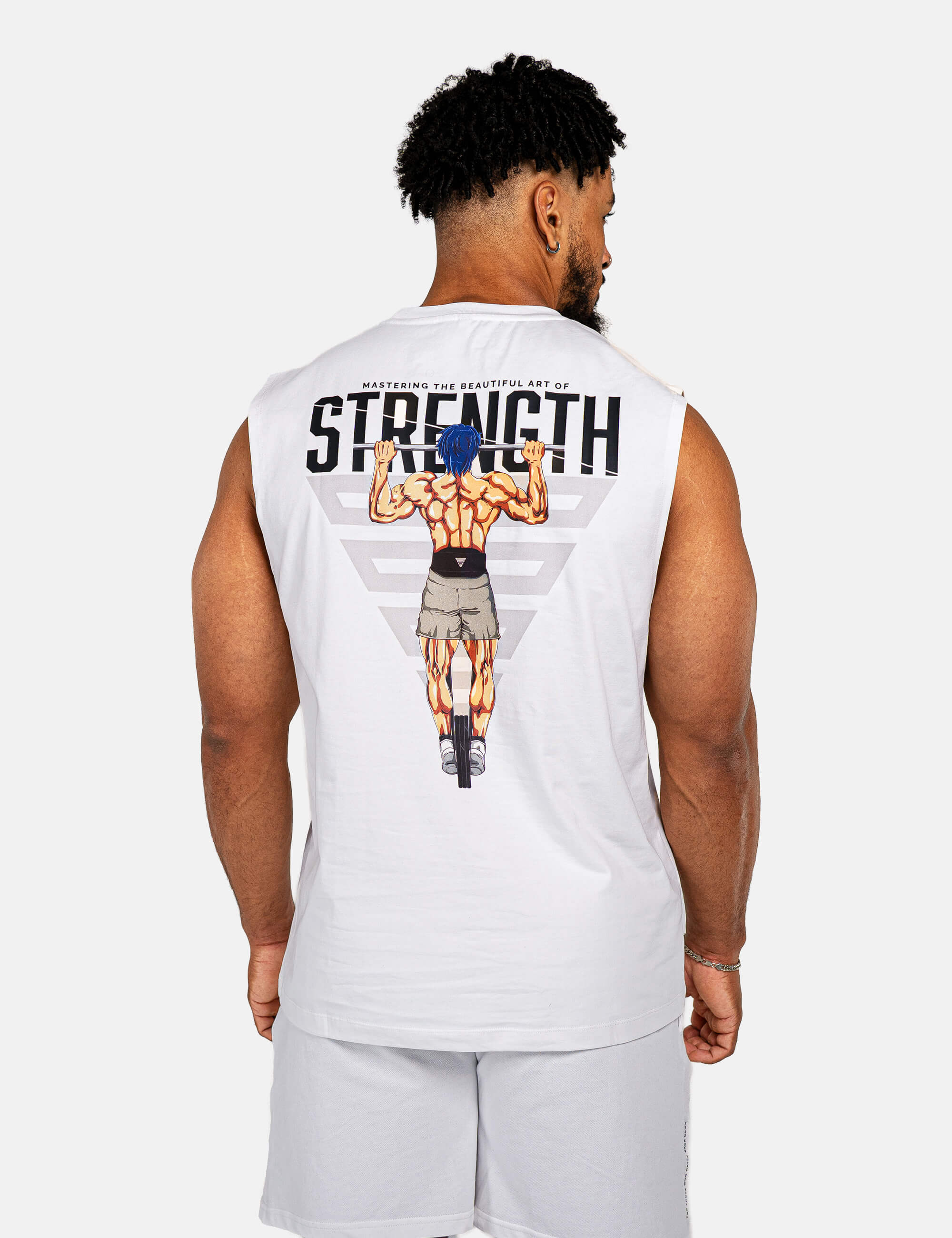 Anime Oversized Tank Top Strength - Image 3