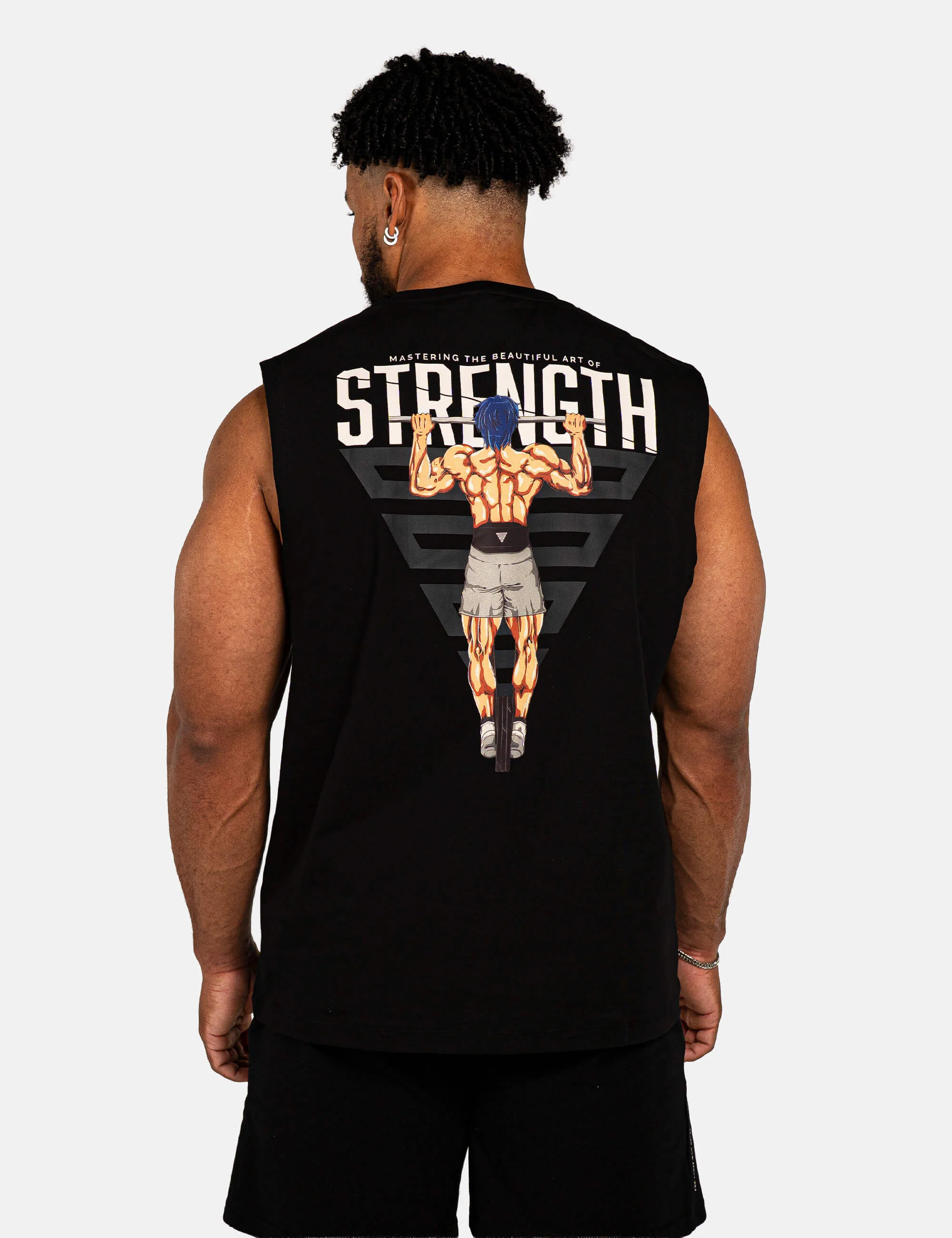 Anime Oversized Tank Top Strength - Image 5