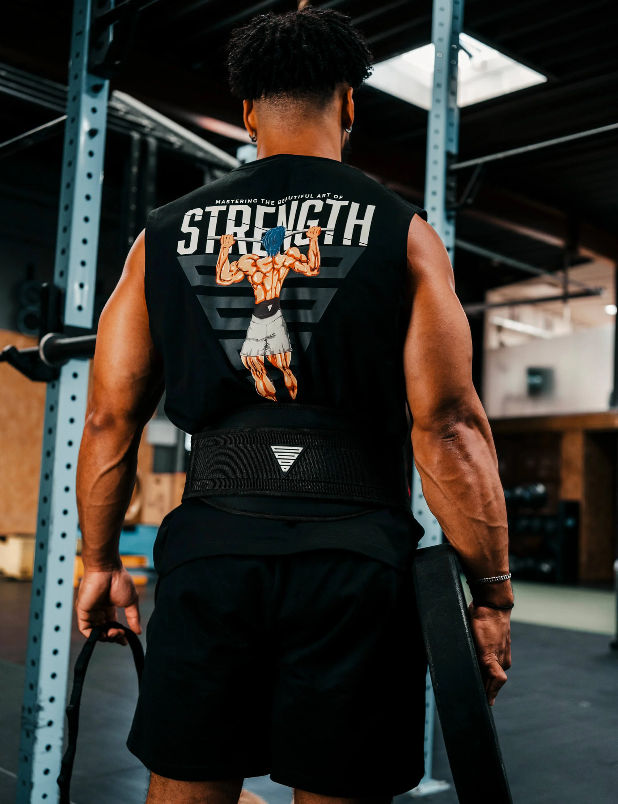 Anime Oversized Tank Top Strength - Image 7