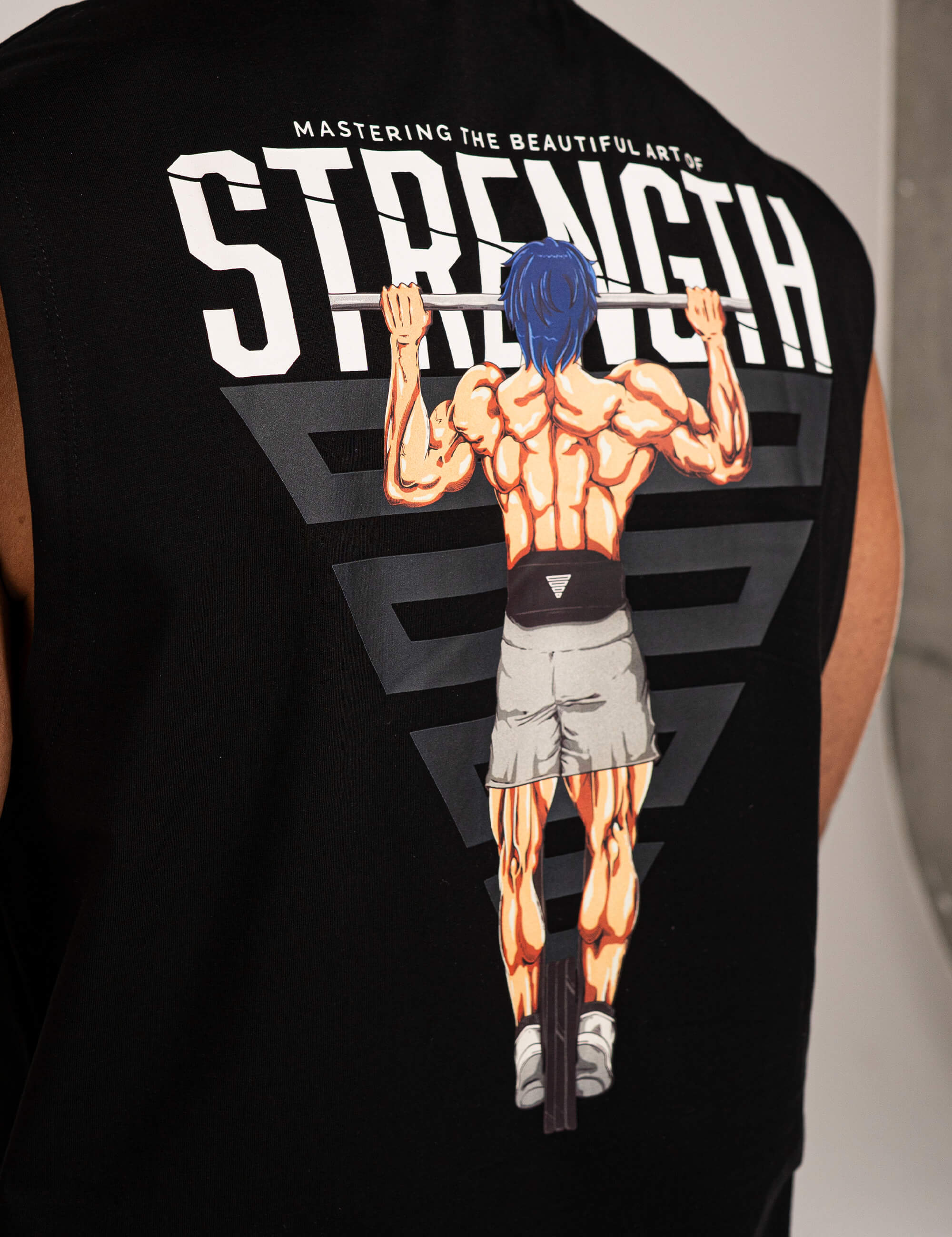 Anime Oversized Tank Top Strength - Image 9