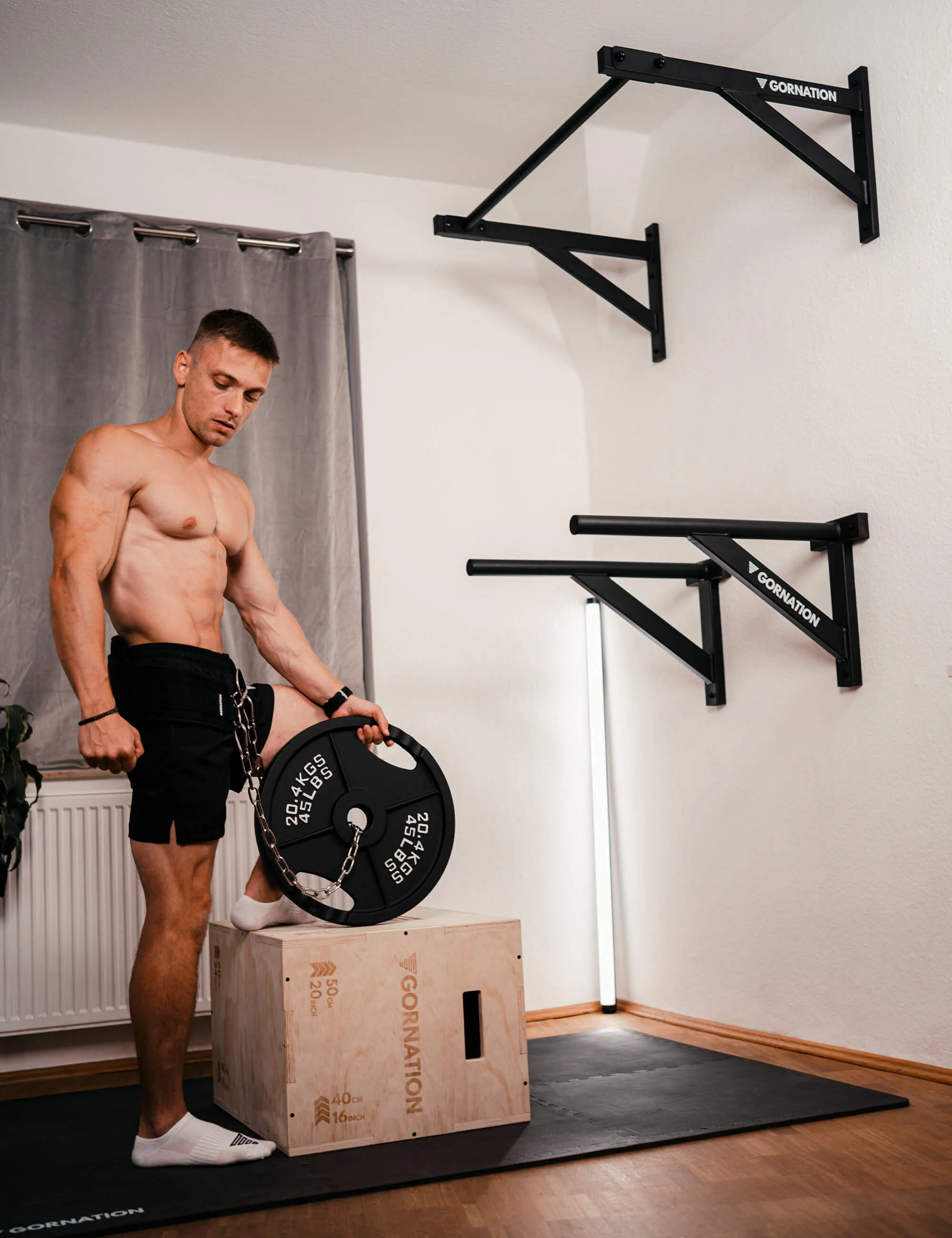 Wall Mounted Pull Up Bar Medium - Image 12